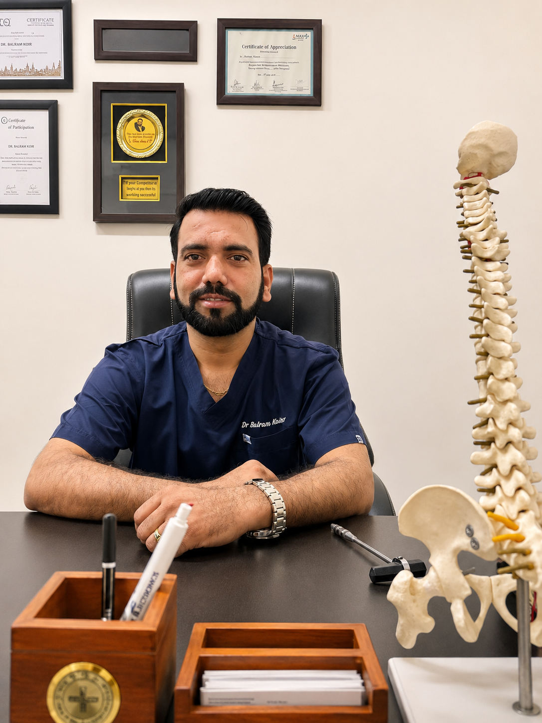 Portrait of Dr. Balram Katiyar (PT)
